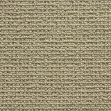 Wool broadloom carpet swatch in a chunky loop weave in khaki.