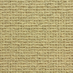 Wool broadloom carpet swatch in a chunky loop weave in mustard.
