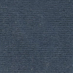 Wool broadloom carpet swatch in a high-pile weave in a solid navy colorway.