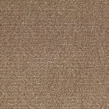 Wool broadloom carpet swatch in a high-pile weave in a solid mocha colorway.
