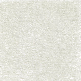 Synthetic blend broadloom carpet swatch in a cut pile texture in white.