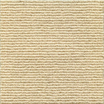 Wool broadloom carpet swatch in a chunky ribbed weave in cream.