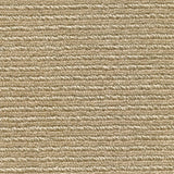 Wool broadloom carpet swatch in a chunky ribbed weave in gold.