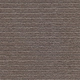 Wool broadloom carpet swatch in a chunky ribbed weave in sable.