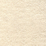 Wool broadloom carpet swatch in a cut pile texture in cream.