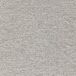 Wool broadloom carpet swatch in a cut pile texture in silver.