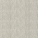 Nylon broadloom carpet swatch in a ribbed weave in mottled cream and sage.