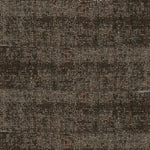 Nylon broadloom carpet swatch in a textured weave in mottled dark brown.