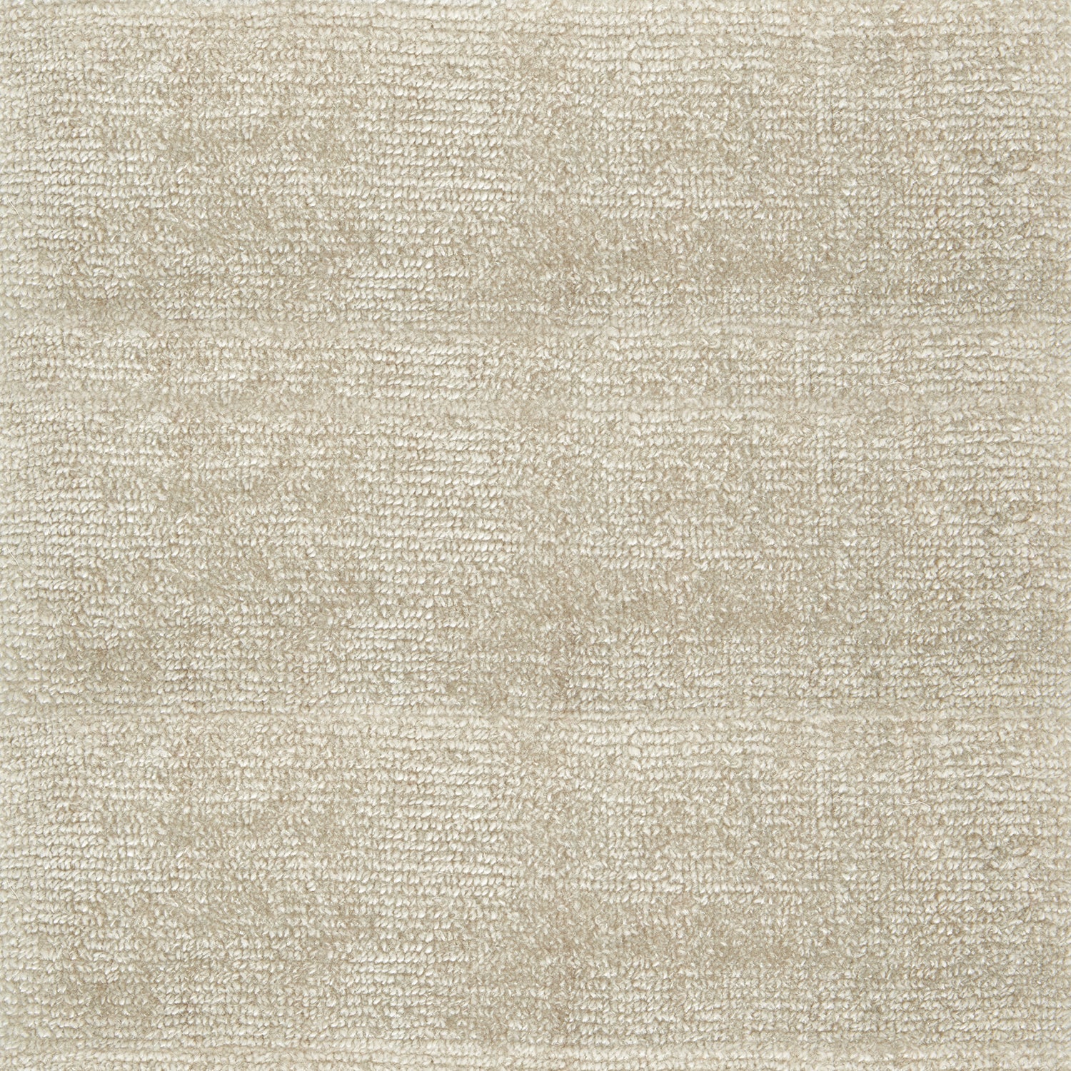 Nylon broadloom carpet swatch in a textured weave in cream.