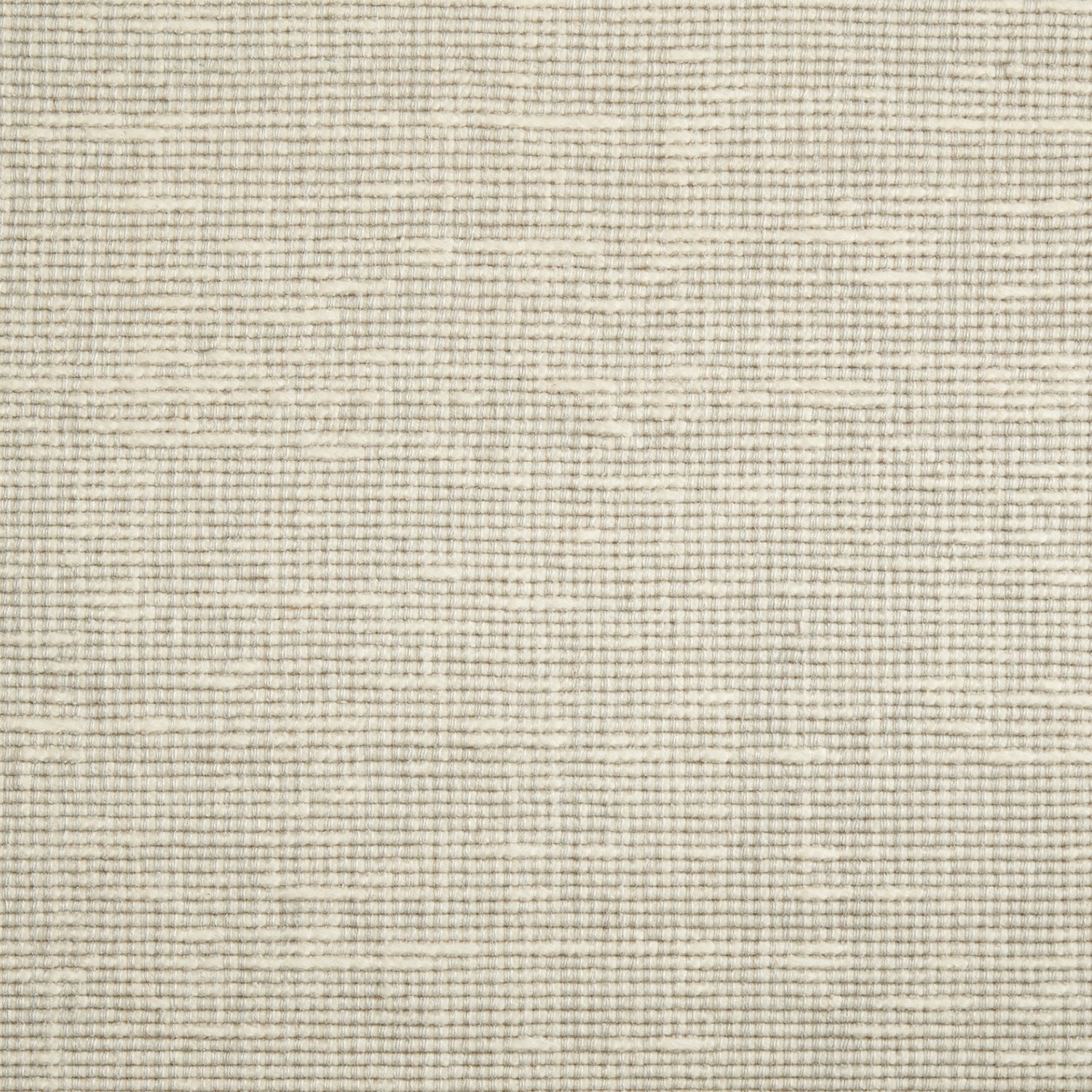 Wool broadloom carpet swatch in a chunky weave in mottled gray and cream.