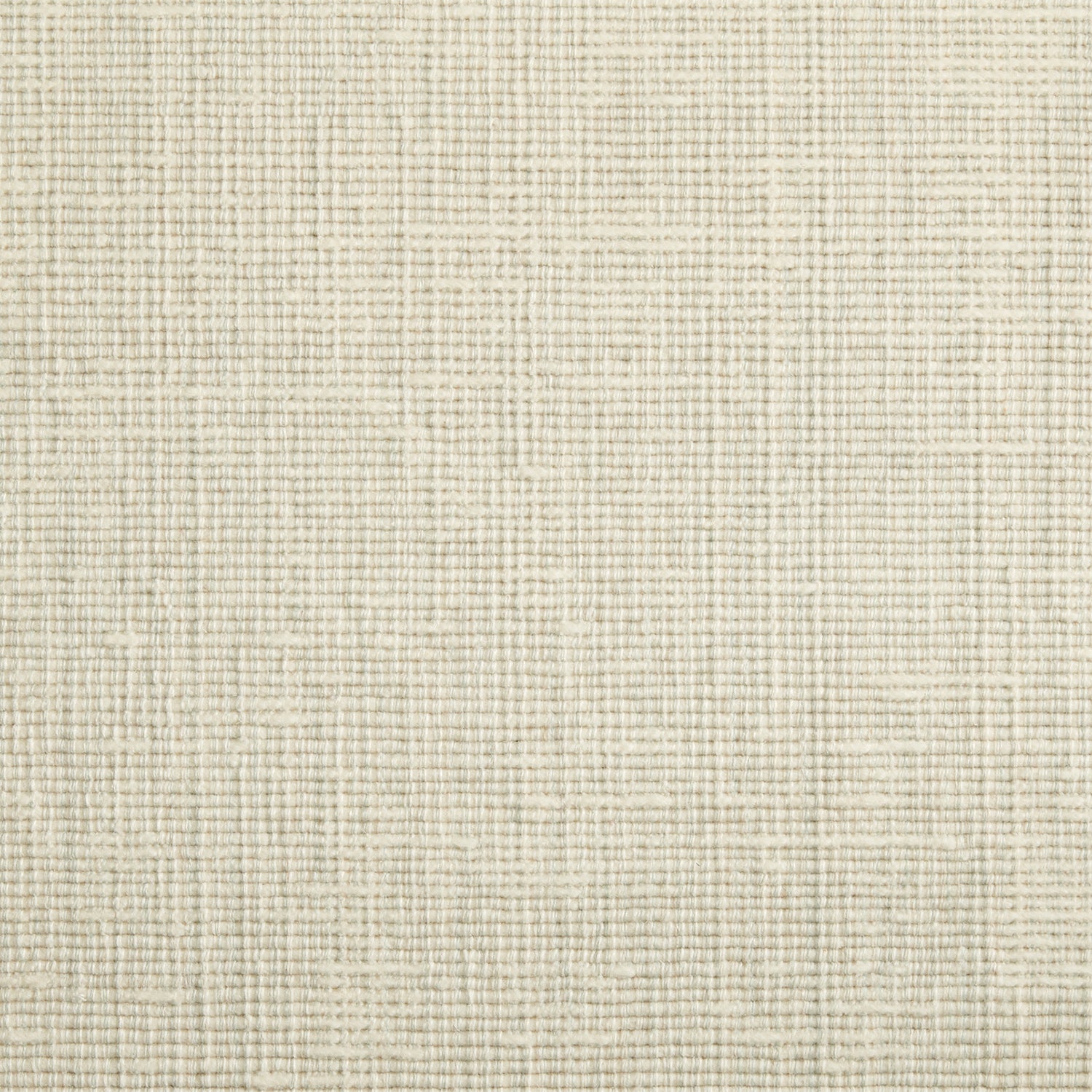 Wool broadloom carpet swatch in a chunky weave in mottled cream.