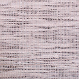 Wool-blend broadloom carpet swatch in a chunky flat weave in mottled light pink, silver and black.