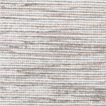 Wool-blend broadloom carpet swatch in a chunky weave in mottled white and greige.