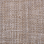 Wool-blend broadloom carpet swatch in a chunky grid weave in mottled brown, cream and gray.
