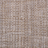Wool-blend broadloom carpet swatch in a chunky grid weave in mottled brown, cream and gray.