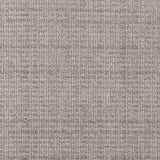 Synthetic blend broadloom carpet swatch in a textured light brown weave.