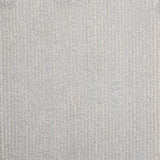 Synthetic-blend broadloom carpet swatch in a dimensional ribbed weave in dove gray.